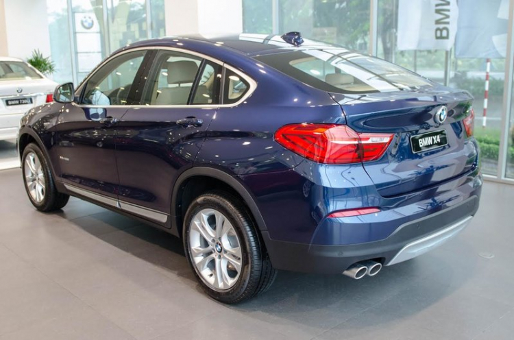 BMW X4 giá từ 2,768 tỷ tại Việt Nam