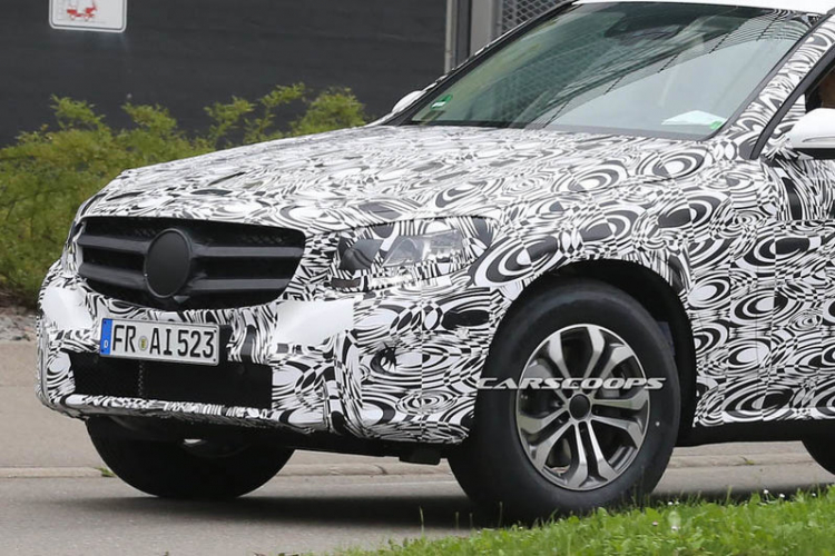 Rò rỉ ảnh Mercedes-Benz GLK 2016 đang thử nghiệm