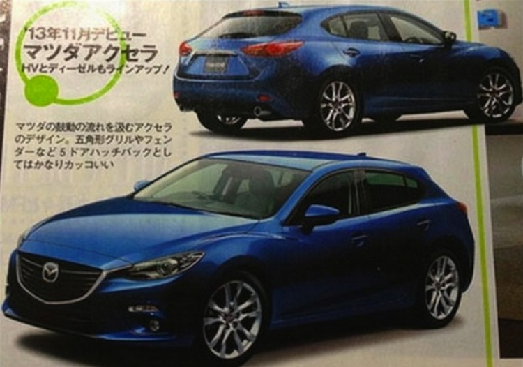 Hình ảnh lộ hàng Mazda 3 2014 đây các bác!