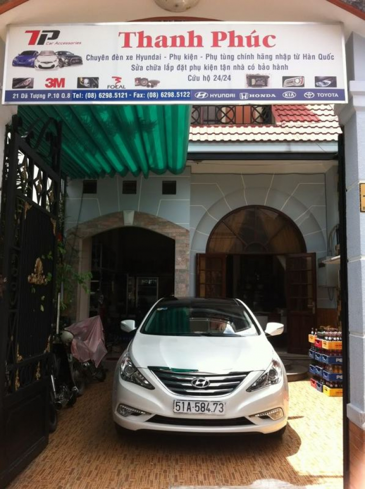 Hyundai thanh phúc.... SONATA 2013 ..chú ý khi gắn loa sup nhé tra 3...