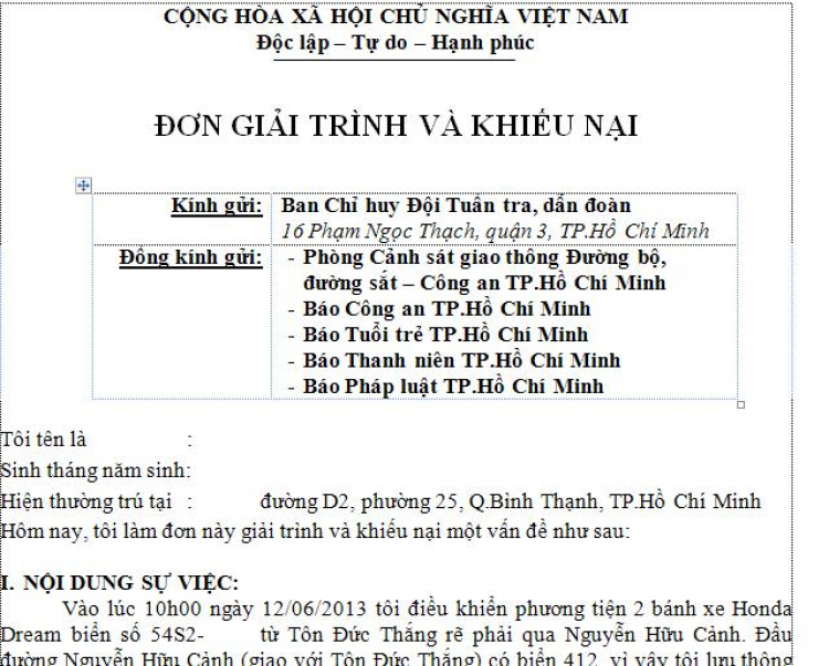 2B làm chuột bạch ở Nguyễn Hữu Cảnh: Bị Đoàn 16 lập biên bản, khiếu nại, kết quả,.... 2B làm chuột bạch ở Nguyễn Hữu Cảnh: Bị Đoàn 16 lập biên bản, khiếu nại, kết quả,....