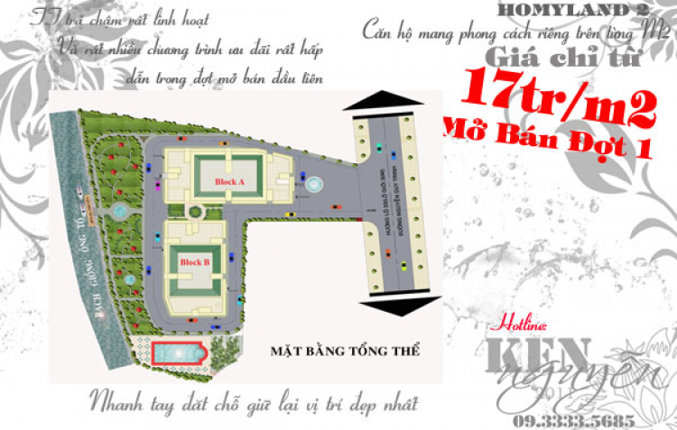 Xin hỏi về dự án Homyland Q2 Xin hỏi về dự án Homyland Q2