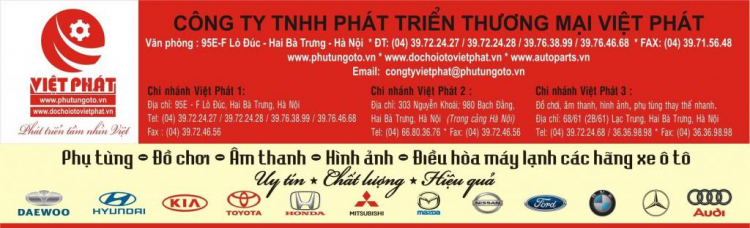 Chuyên cung cấp phụ tùng và đồ chơi ô tô chuyên nghiệp - VietPhat Vip Group