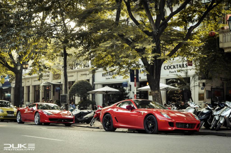 Ferrari 599 duy nhất tại VN cập bến SG ft AM ft LP640 xanh Ferrari 599 duy nhất tại VN cập bến SG ft AM ft LP640 xanh