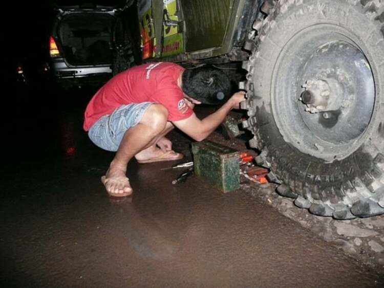 Dốc đá vôi - Thử sức mùa mưa 2013 cho anh em Offroad 28/6/2013