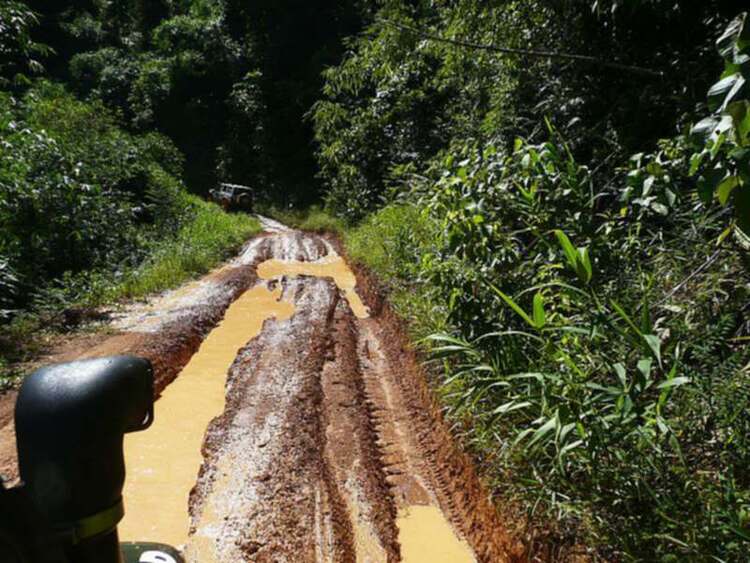 Dốc đá vôi - Thử sức mùa mưa 2013 cho anh em Offroad 28/6/2013