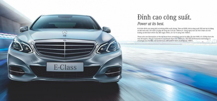 Hình ảnh chi tiết Mercedes E-Class mới tại Việt Nam