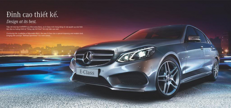 Hình ảnh chi tiết Mercedes E-Class mới tại Việt Nam