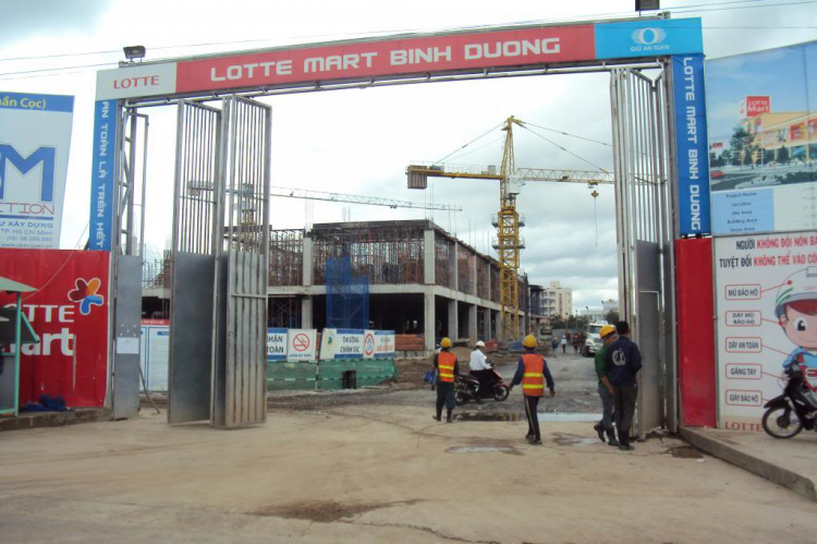 Lotte mart và tiềm năng bất động sản liền kề