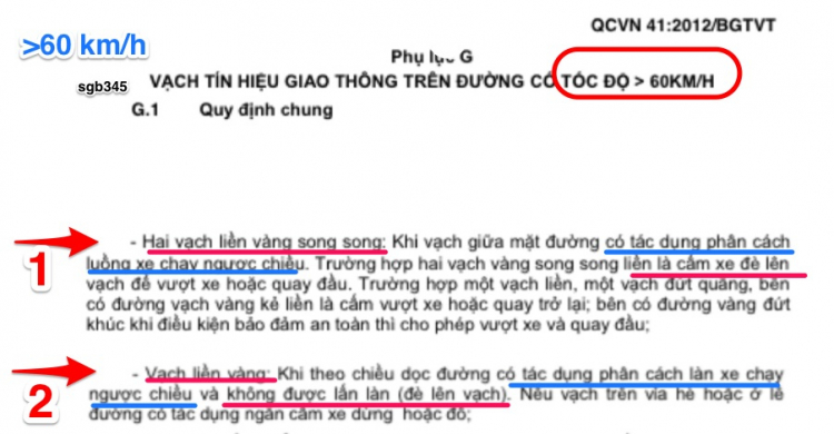 Vạch liền - loại nào luật cấm đè, loại nào luật không cấm đè?