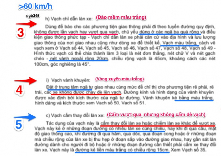 Vạch liền - loại nào luật cấm đè, loại nào luật không cấm đè?