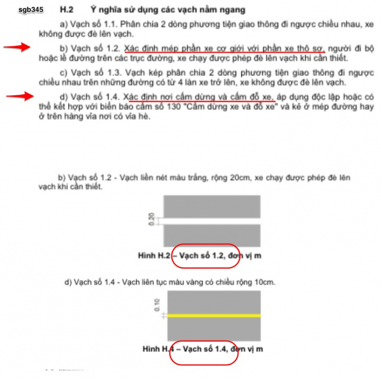 Vạch liền - loại nào luật cấm đè, loại nào luật không cấm đè?