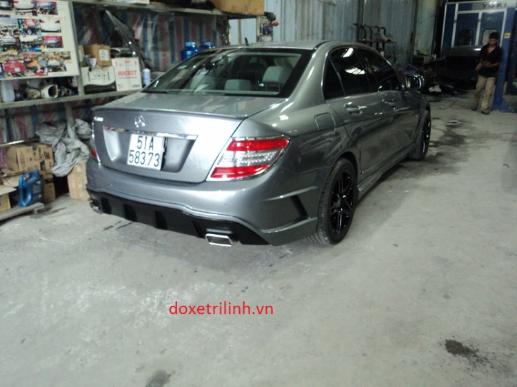 Độ bodykit, Hệ thống pô cho mercedes C200 đời 2007