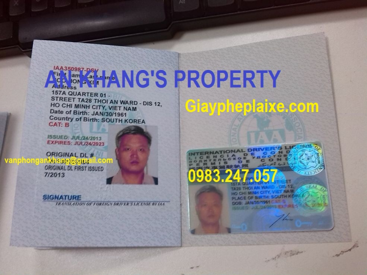 BẰNG LÁI XE QUỐC TẾ