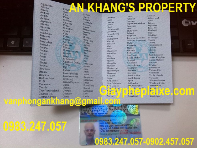 BẰNG LÁI XE QUỐC TẾ
