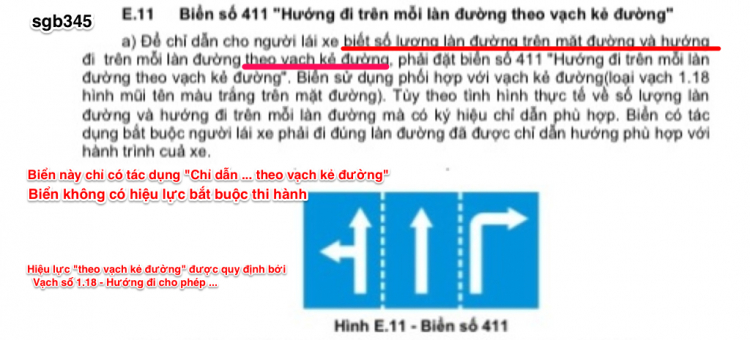 Các xe đi thẳng tại nơi có biển chỉ dẫn "Nơi quay đầu xe" có phạm luật hay không?
