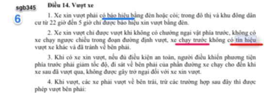 PS ảnh: cần hay không cần bật xi nhan khi phương tiện đang lưu thông trên đường cong? (up)