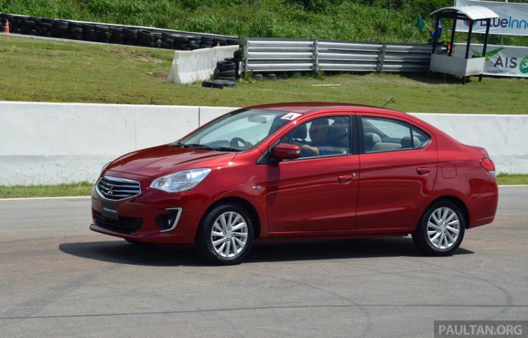 Mitsubishi Attrage sẽ về Việt Nam cạnh tranh với Vios, City Mitsubishi Attrage sẽ về Việt Nam cạnh tranh với Vios, City