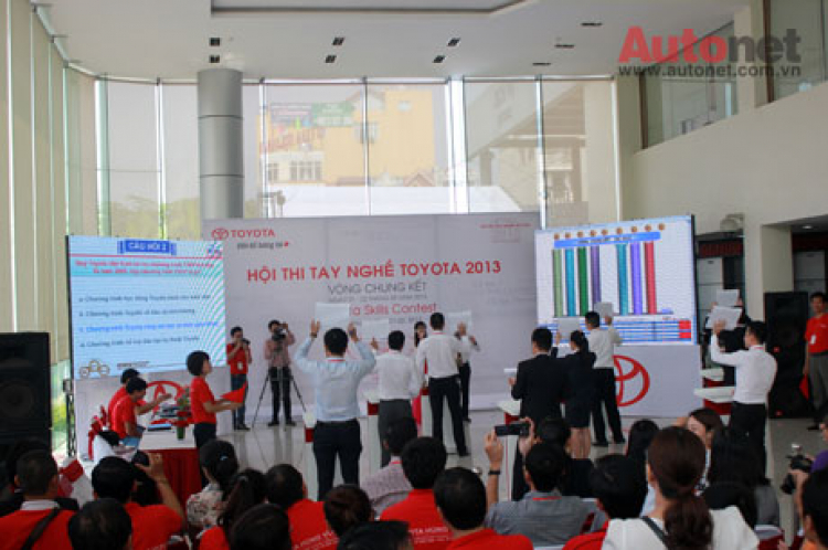 Toyota Giải Phóng tổ chức thành công “Vòng chung kết hội thi tay nghề Toyota 2013”