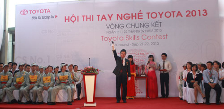 Toyota Giải Phóng tổ chức thành công “Vòng chung kết hội thi tay nghề Toyota 2013”