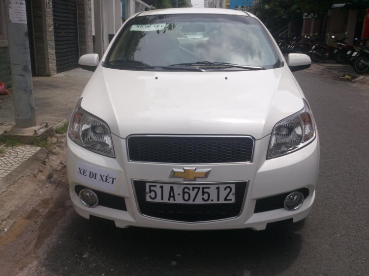 HỎI VỀ THUẾ TRƯỚC BẠ CHO CHEVROLET AVEO