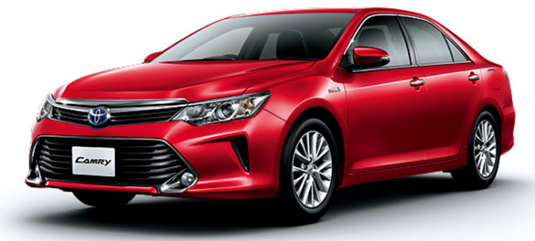 Toyota Camry hybrid facelift ra mắt tại Nhật Bản