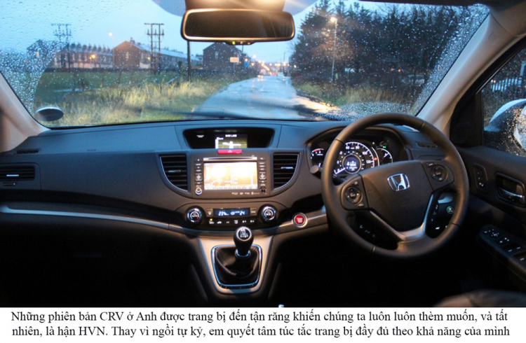Nhật ký lên đời Start/Stop Engine, Camera de và DVD Navigation OEM cho Honda CRV 2013