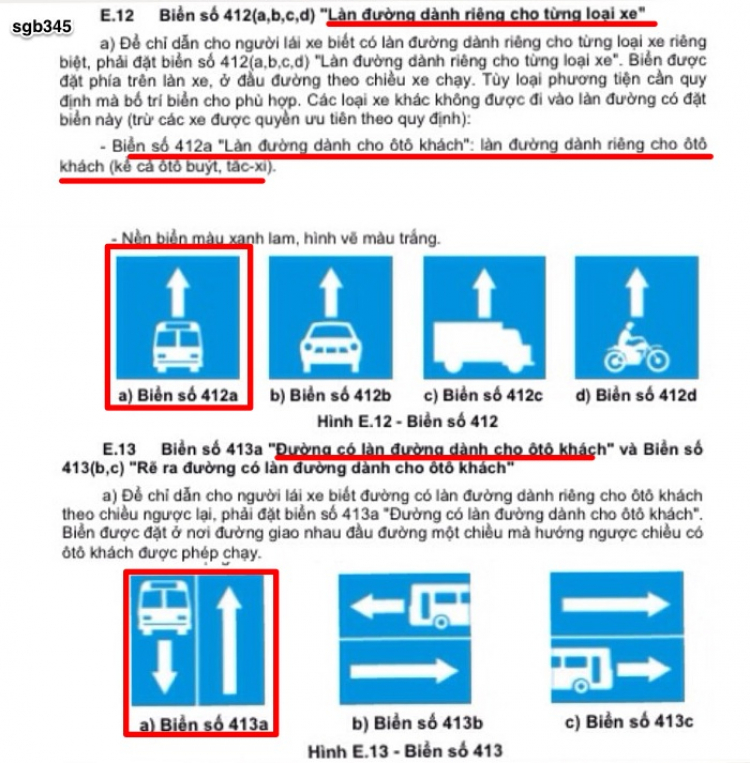 Xe 4 chỗ lưu thông vào làn đường xe tải, xe 2B theo biển 412---> lỗi gì?