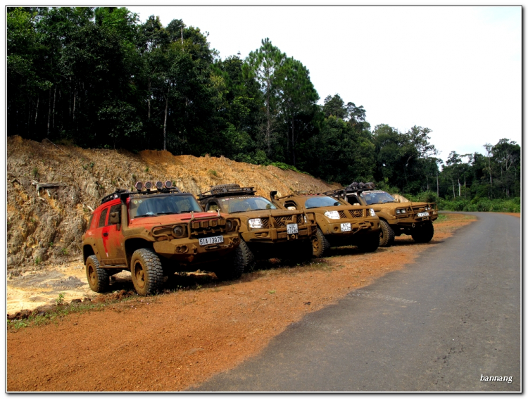 [Hình ảnh] du lịch thác 7 tầng của anh em offroad