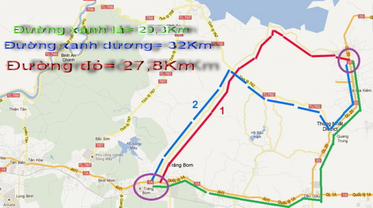 Update Đường Tránh Dầu Giây Từ UBND Trảng Bom Sang QL20