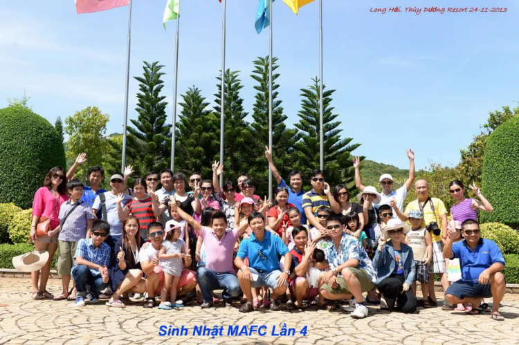 Hình ảnh off Long Hải 23-24/11/2013 mừng sinh nhật MAFC tròn 04 tuổi!!