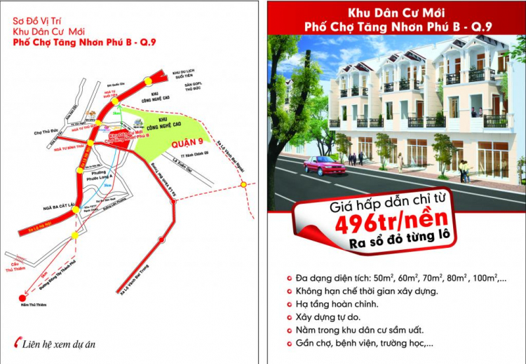 Nhờ tư vấn mua đất Q9 hoặc Nhà Bè