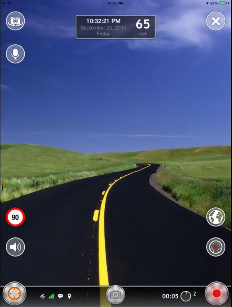 Camera hành trình: một số Apps free để ghi lại hành trình dùng cho iPad và iPhone Camera hành trình: một số Apps free để ghi lại hành trình dùng cho iPad và iPhone