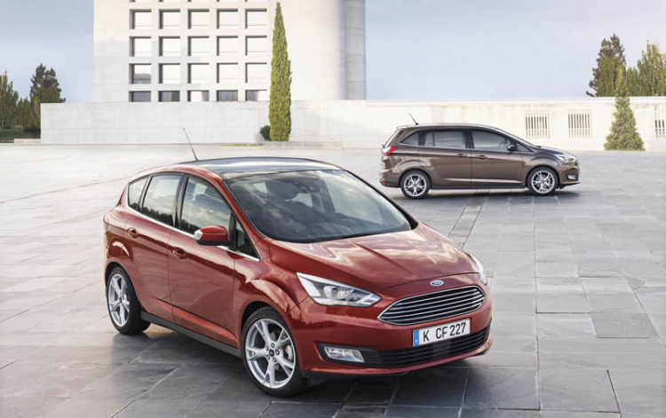 Ford C-Max facelift 2015 chính thức lộ diện