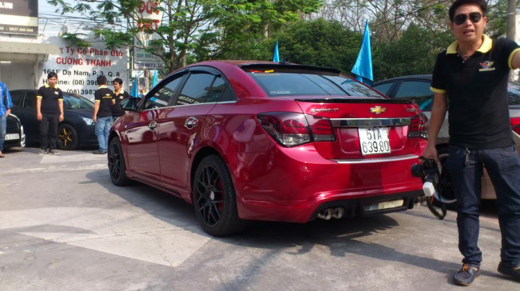 Ấn tượng với dàn Cruze tại buổi test drive ở Chevy SG