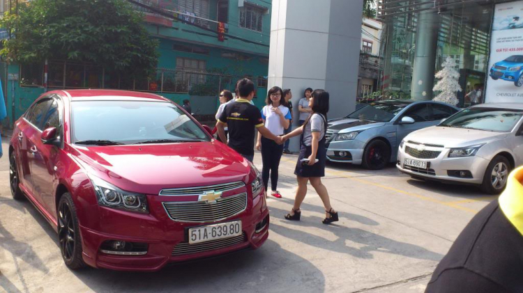 Ấn tượng với dàn Cruze tại buổi test drive ở Chevy SG