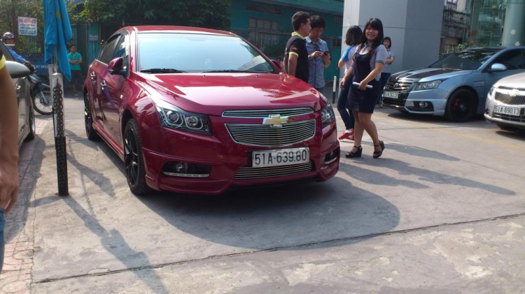 Ấn tượng với dàn Cruze tại buổi test drive ở Chevy SG