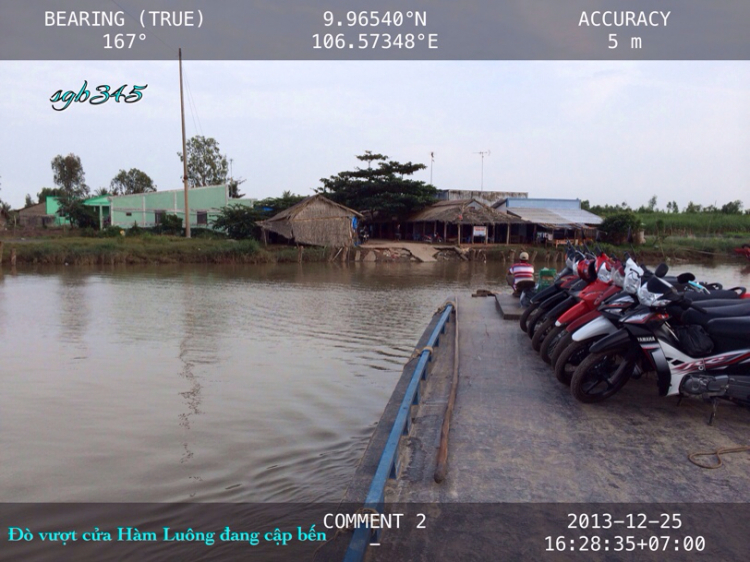 Chạy Honda, vượt qua 12 cửa sông Cửu Long bằng đò ngang, 1 mình, 2 ngày Chạy Honda, vượt qua 12 cửa sông Cửu Long bằng đò ngang, 1 mình, 2 ngày