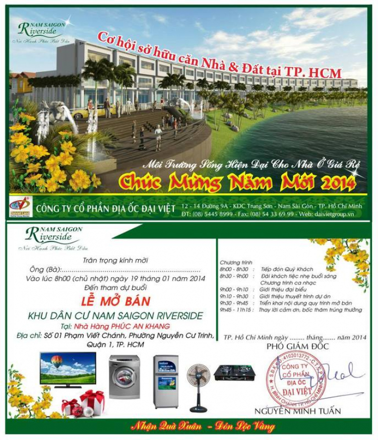 Có nên hay không mua dự án Nam Sài Gòn riverside (Nhơn Đức, Nhà Bè) Có nên hay không mua dự án Nam Sài Gòn riverside (Nhơn Đức, Nhà Bè)