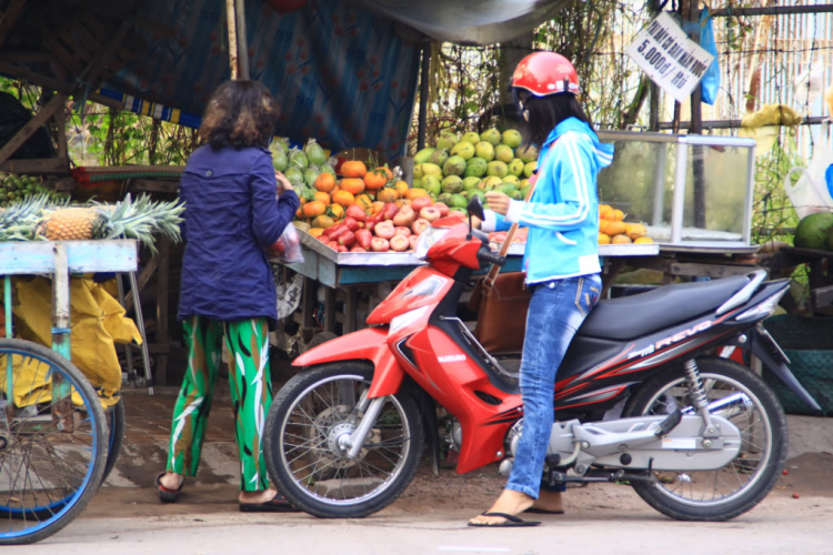 Thong dong một góc đời thường.