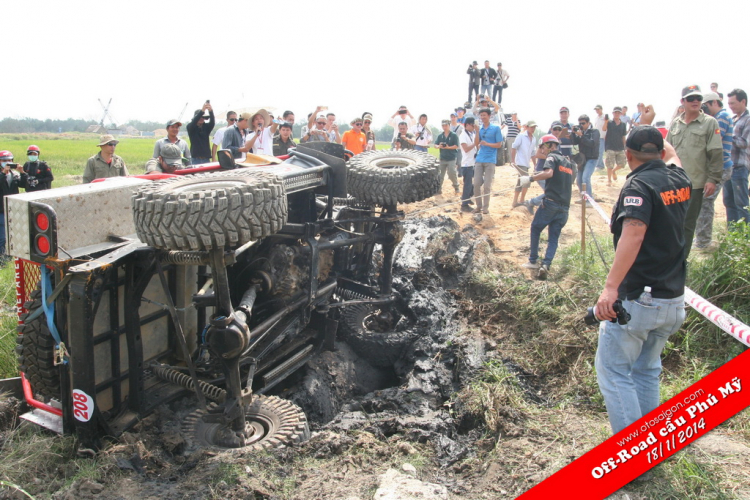 Cuộc thi Off-Road tại chân cầu Phú Mỹ 18/1/2014