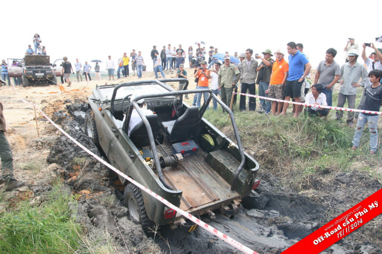 Cuộc thi Off-Road tại chân cầu Phú Mỹ 18/1/2014