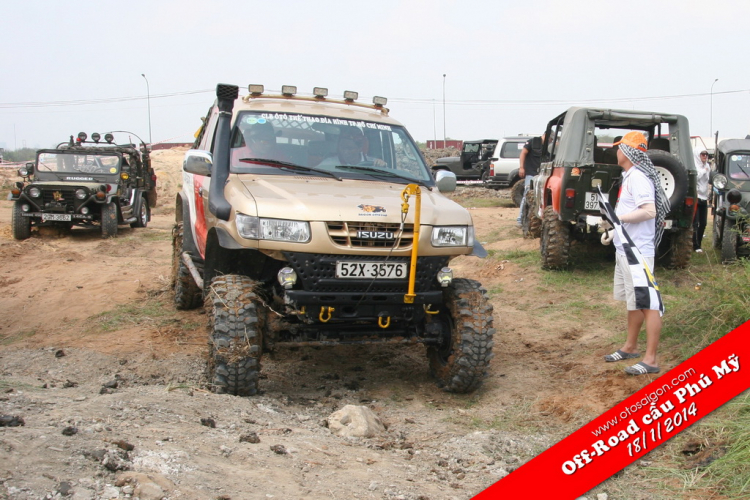 Cuộc thi Off-Road tại chân cầu Phú Mỹ 18/1/2014