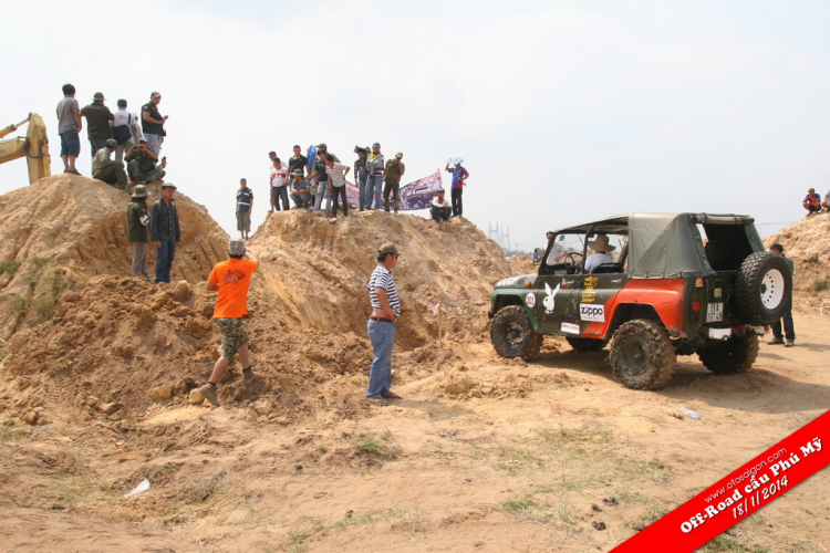 Cuộc thi Off-Road tại chân cầu Phú Mỹ 18/1/2014