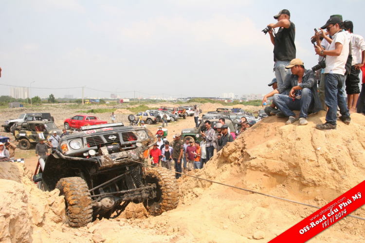 Cuộc thi Off-Road tại chân cầu Phú Mỹ 18/1/2014