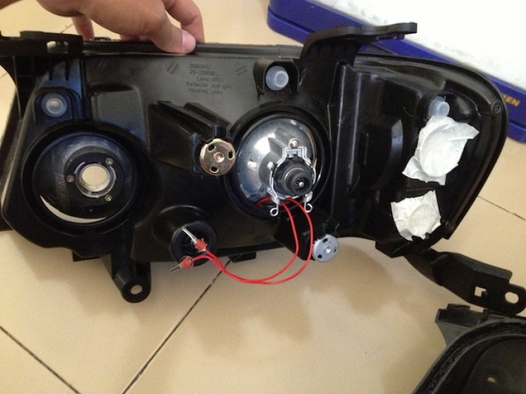 DIY - Lên bixenon, nâng cấp một chút cho dàn điện Escape DIY - Lên bixenon, nâng cấp một chút cho dàn điện Escape