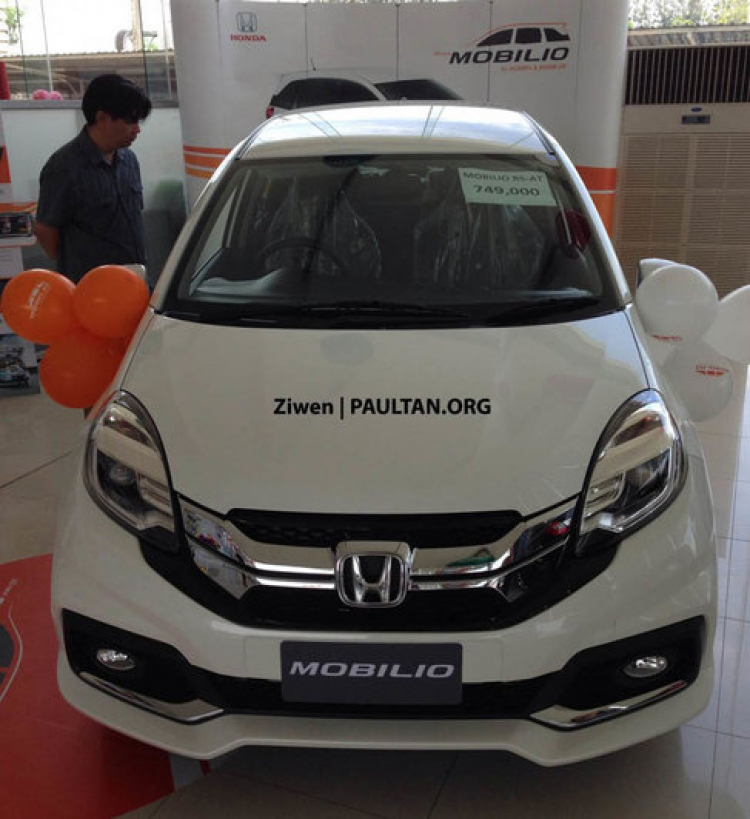 Honda Mobilio MPV ra mắt chính thức  tại Thái Lan