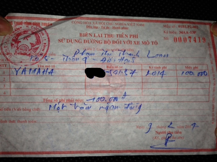Phạt xe máy chưa đóng phí đường bộ?