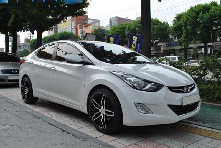 Hyundai Elantra Lên giàn chân, Ca pô đóng mở thuỷ lực