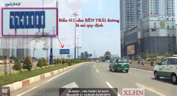 Bắt lỗi sai làn tại chỗ quay đầu về cầu sài gòn gần metro an phú